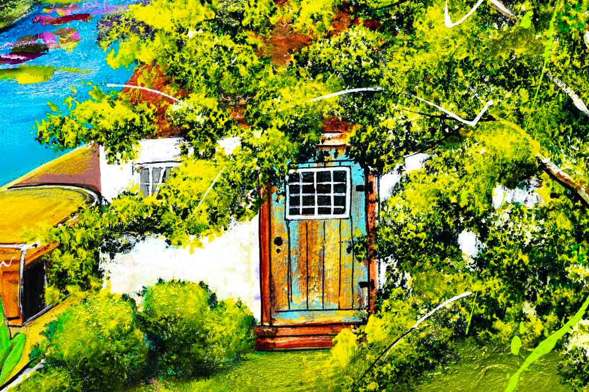 A Fine, Fine Day - Original - SOLD by artist Rozanne Bell - Wyecliffe Galleries