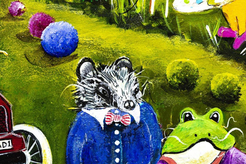 A Fine, Fine Day - Original - SOLD by artist Rozanne Bell - Wyecliffe Galleries