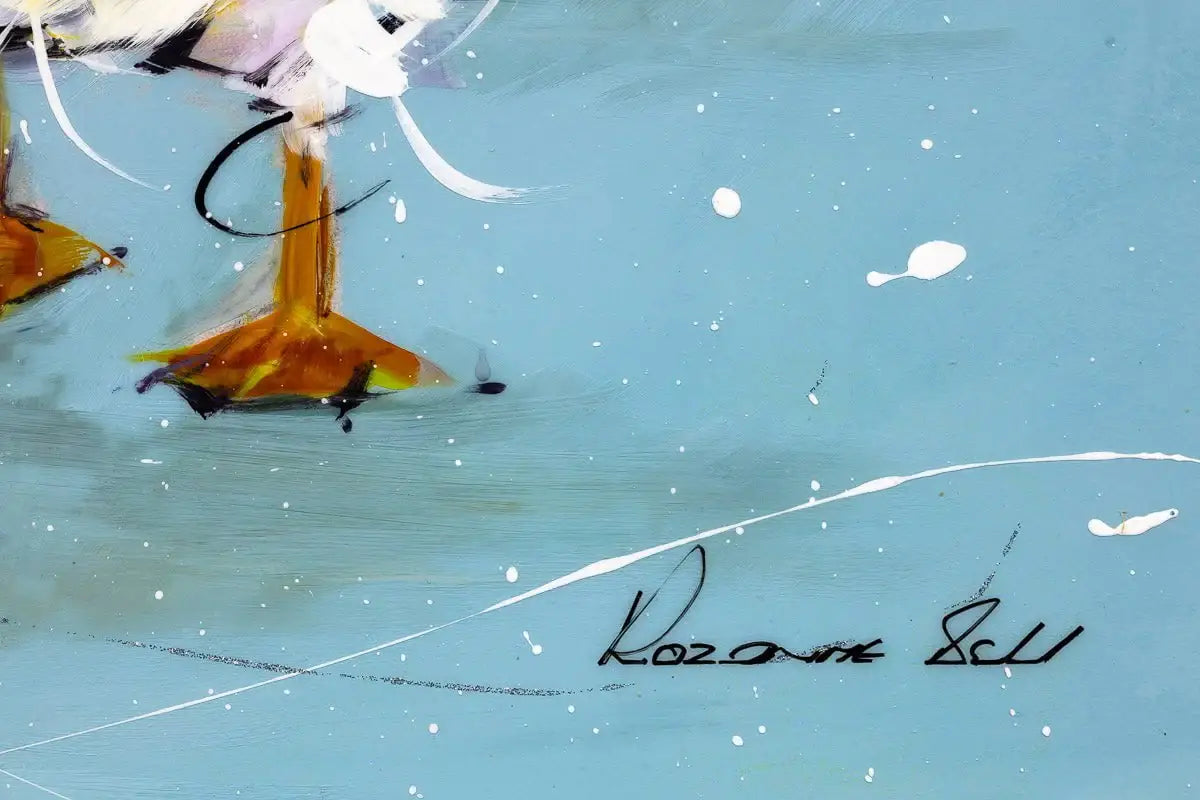 A Gaggle of Geese - Original - SOLD by artist Rozanne Bell - Wyecliffe Galleries