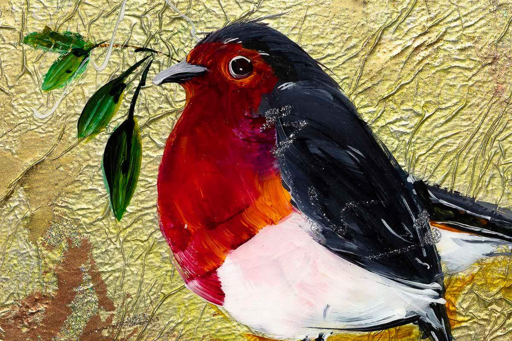 A Gift - Original - SOLD by artist Rozanne Bell - Wyecliffe Galleries