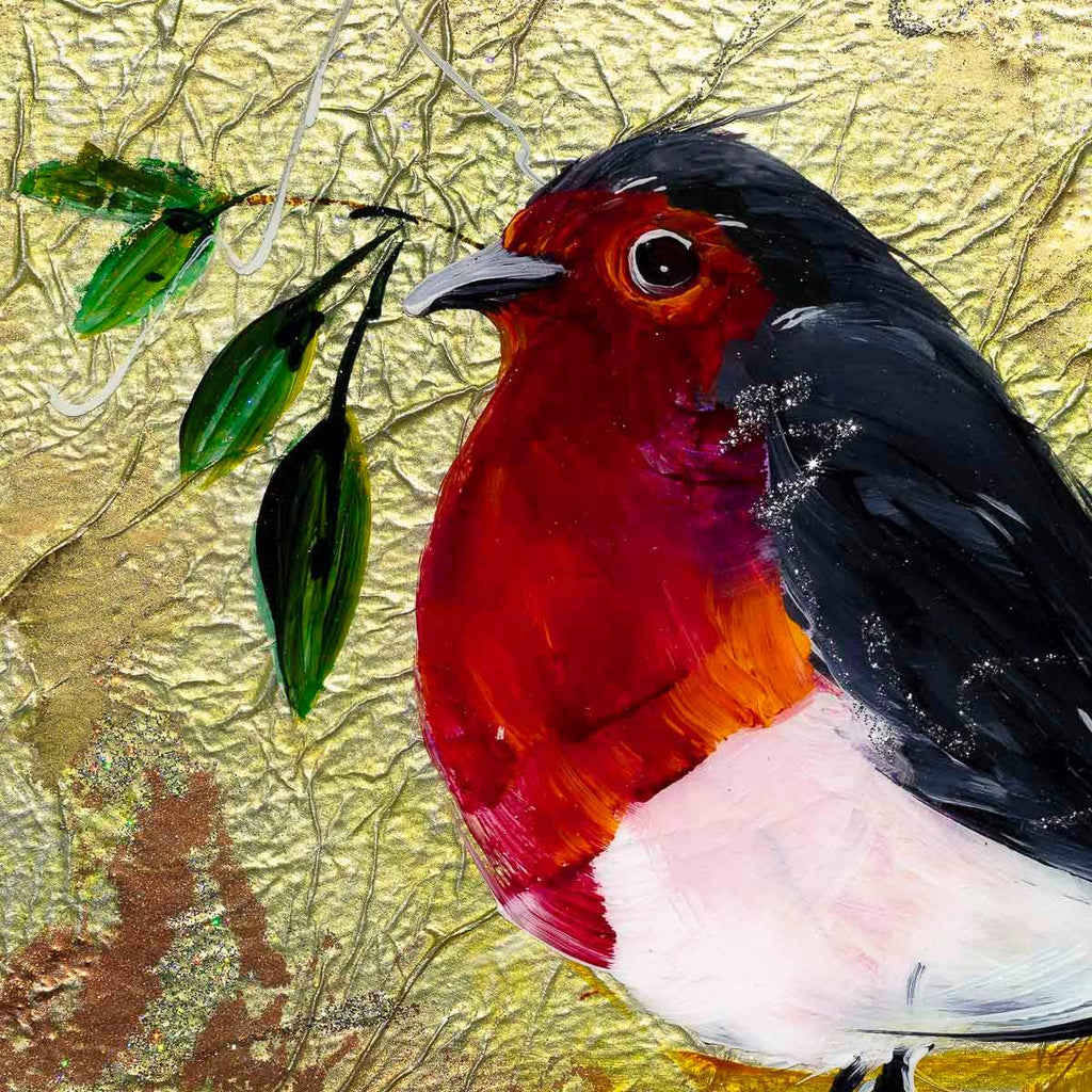 A Gift - Original - SOLD by artist Rozanne Bell - Wyecliffe Galleries