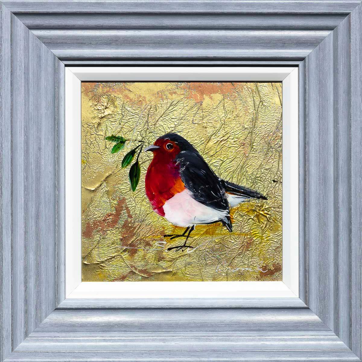 A Gift - Original - SOLD by artist Rozanne Bell - Wyecliffe Galleries