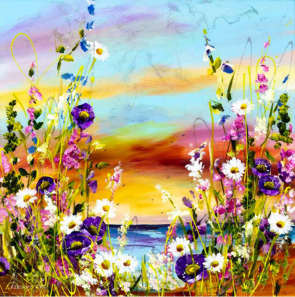 A Glimpse of Paradise - Original - SOLD by artist Rozanne Bell - Wyecliffe Galleries
