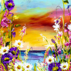 A Glimpse of Paradise - Original - SOLD by artist Rozanne Bell - Wyecliffe Galleries
