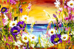 A Glimpse of Paradise - Original - SOLD by artist Rozanne Bell - Wyecliffe Galleries