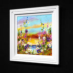 A Glimpse of Paradise - Original - SOLD by artist Rozanne Bell - Wyecliffe Galleries