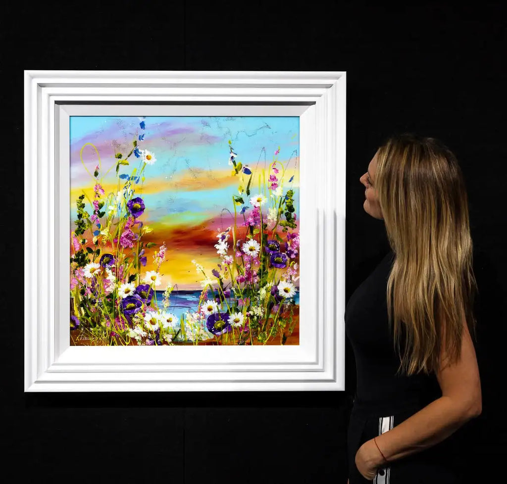 A Glimpse of Paradise - Original - SOLD by artist Rozanne Bell - Wyecliffe Galleries