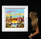 A Glimpse of Paradise - Original - SOLD by artist Rozanne Bell - Wyecliffe Galleries
