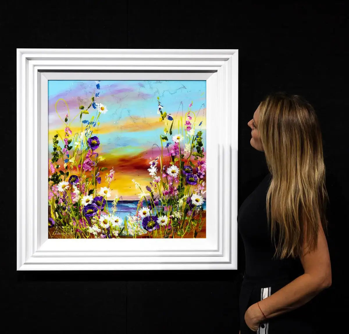 A Glimpse of Paradise - Original - SOLD by artist Rozanne Bell - Wyecliffe Galleries