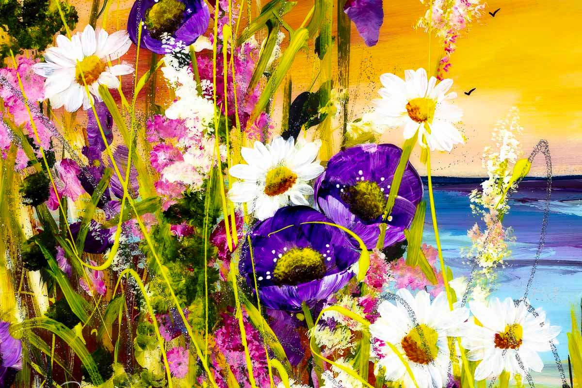 A Glimpse of Paradise - Original - SOLD by artist Rozanne Bell - Wyecliffe Galleries