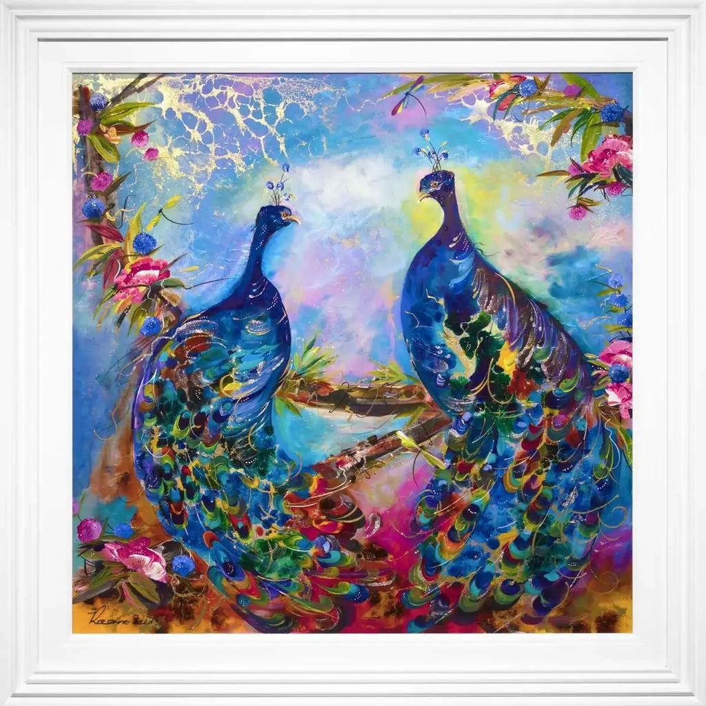 A Glorious Display - Original - SOLD by artist Rozanne Bell - Wyecliffe Galleries