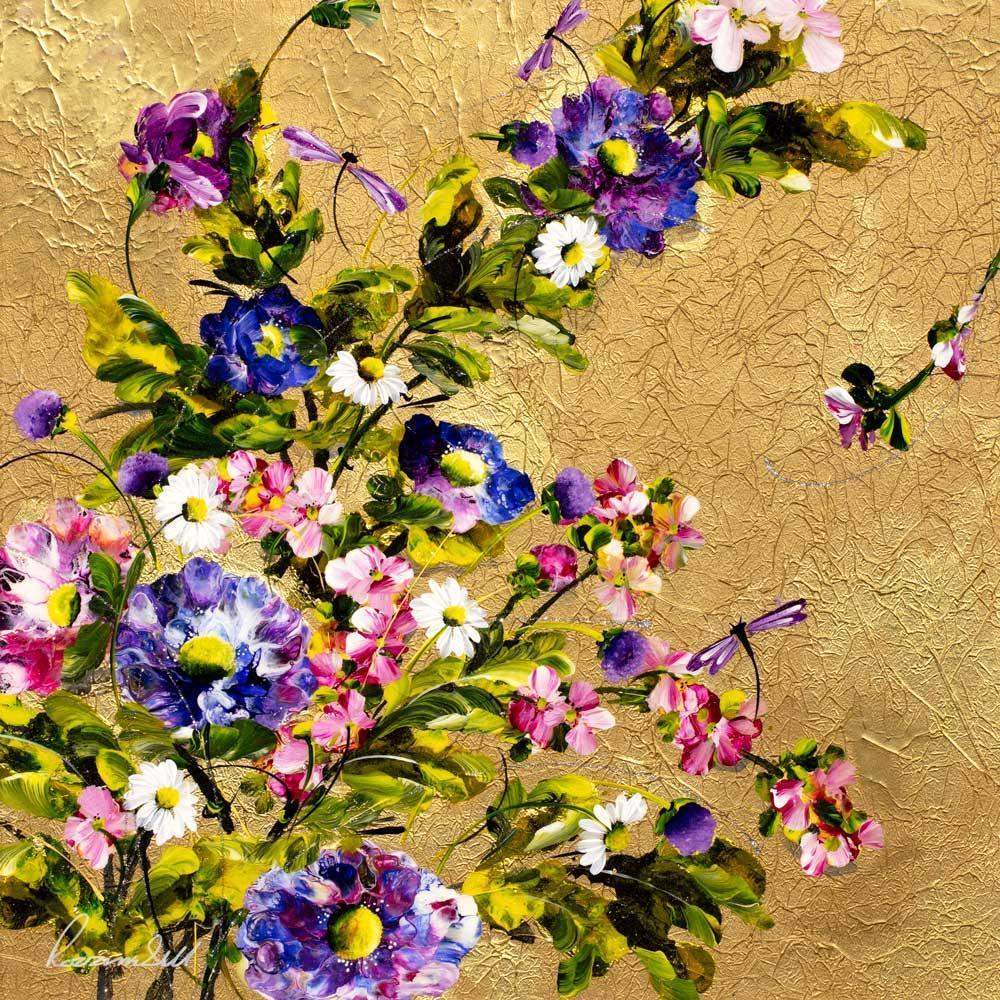 A Golden Moment - Original - SOLD by artist Rozanne Bell - Wyecliffe Galleries