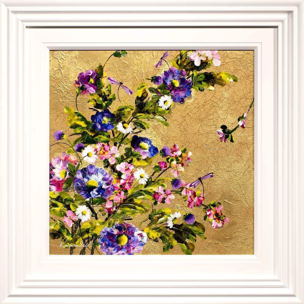 A Golden Moment - Original - SOLD by artist Rozanne Bell - Wyecliffe Galleries