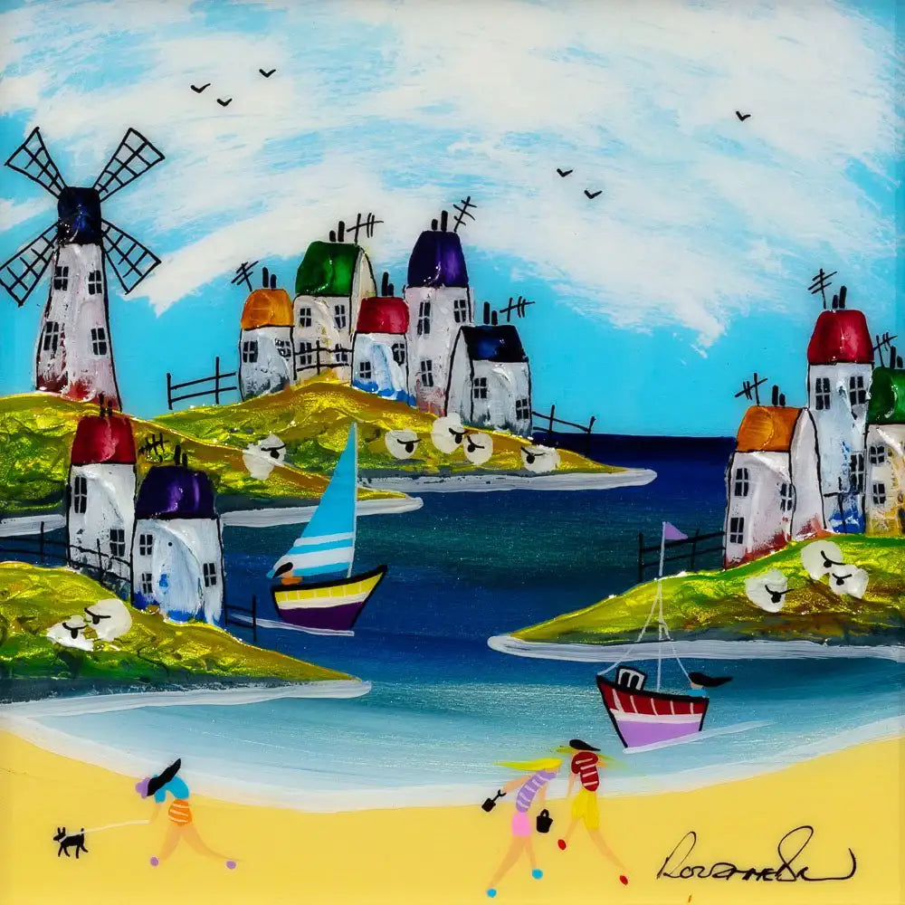 A Good Day to Sail - Original - SOLD by artist Rozanne Bell - Wyecliffe Galleries