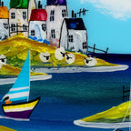 A Good Day to Sail - Original - SOLD by artist Rozanne Bell - Wyecliffe Galleries