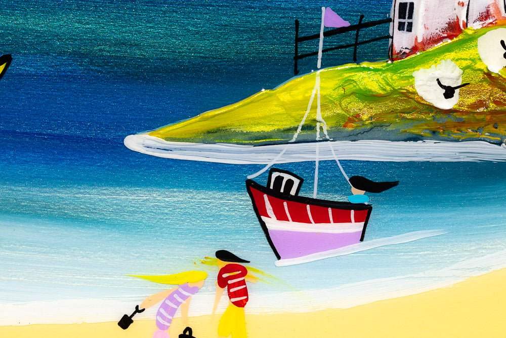 A Good Day to Sail - Original - SOLD by artist Rozanne Bell - Wyecliffe Galleries