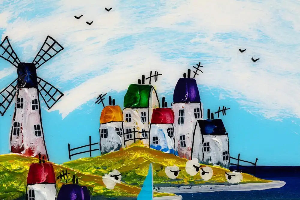 A Good Day to Sail - Original - SOLD by artist Rozanne Bell - Wyecliffe Galleries