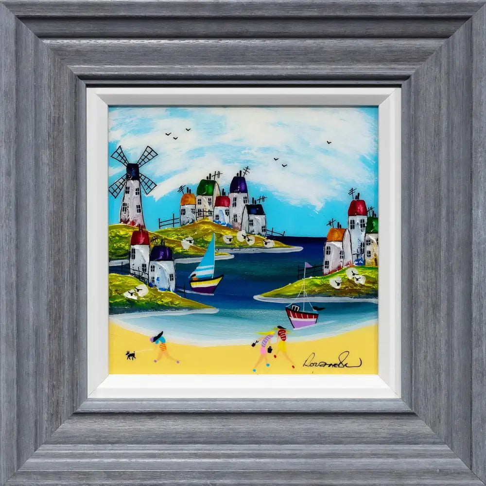 A Good Day to Sail - Original - SOLD by artist Rozanne Bell - Wyecliffe Galleries