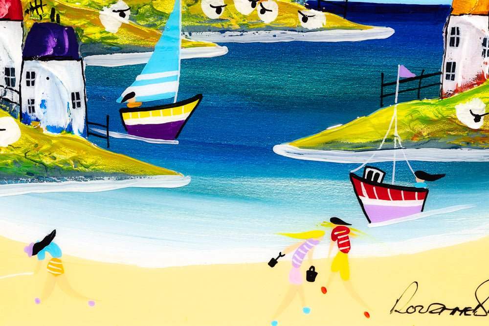 A Good Day to Sail - Original - SOLD by artist Rozanne Bell - Wyecliffe Galleries