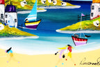 A Good Day to Sail - Original - SOLD by artist Rozanne Bell - Wyecliffe Galleries