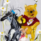 A Hug is Always the Right Size - Original - SOLD by artist Rozanne Bell - Wyecliffe Galleries