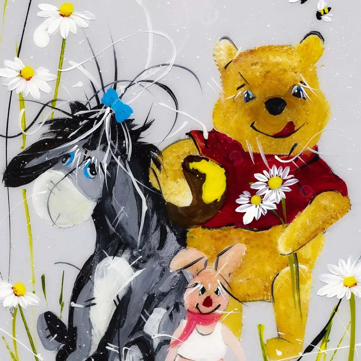 A Hug is Always the Right Size - Original - SOLD by artist Rozanne Bell - Wyecliffe Galleries