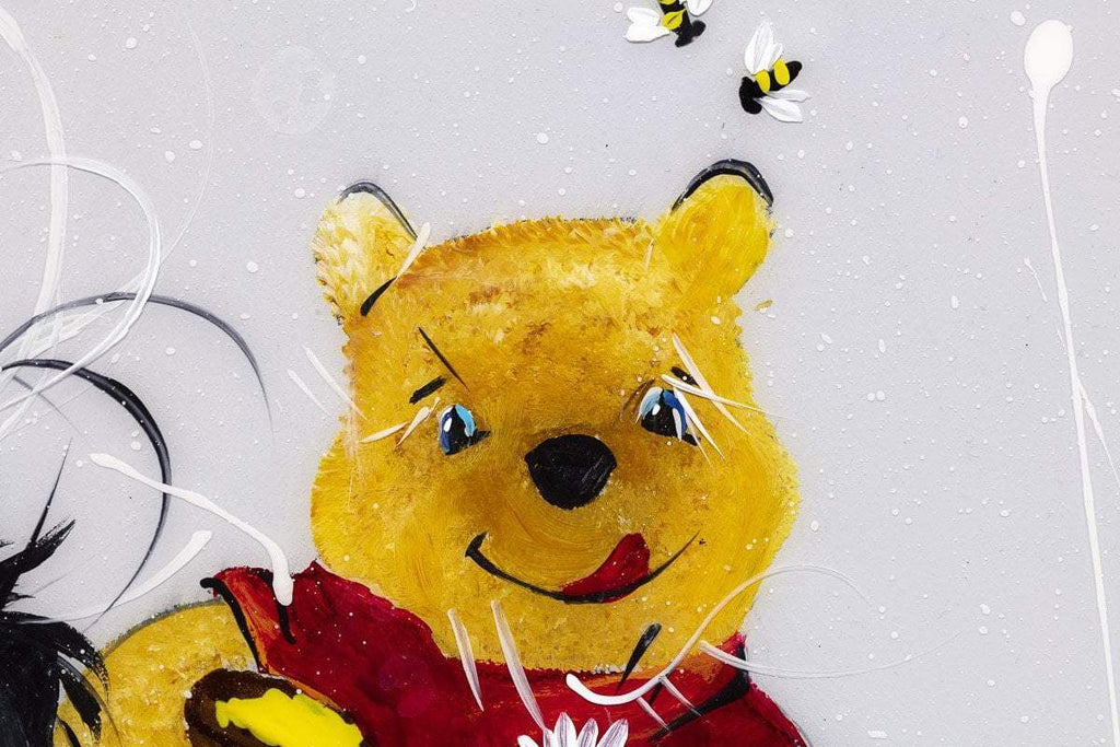 A Hug is Always the Right Size - Original - SOLD by artist Rozanne Bell - Wyecliffe Galleries