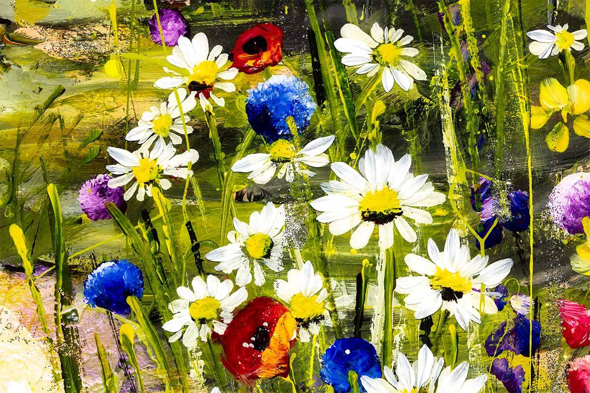 A Long Walk II - Original - SOLD by artist Rozanne Bell - Wyecliffe Galleries