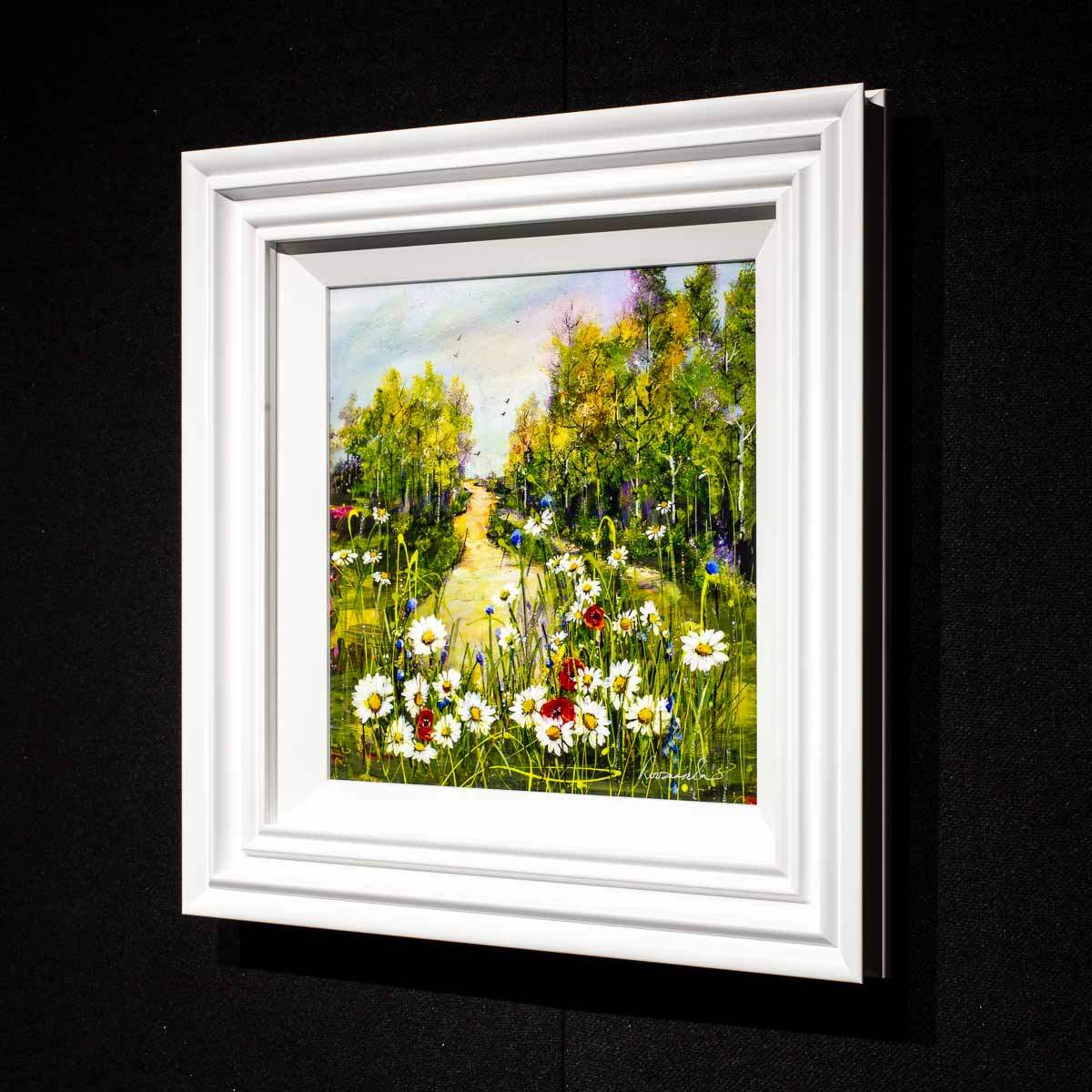 A Long Walk I - Original - SOLD by artist Rozanne Bell - Wyecliffe Galleries