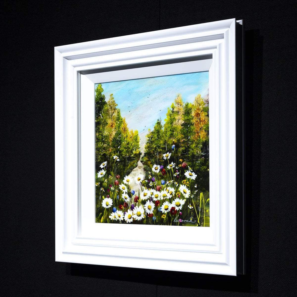 A Long Walk III - Original - SOLD by artist Rozanne Bell - Wyecliffe Galleries