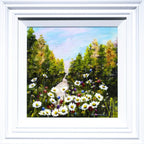 A Long Walk III - Original - SOLD by artist Rozanne Bell - Wyecliffe Galleries