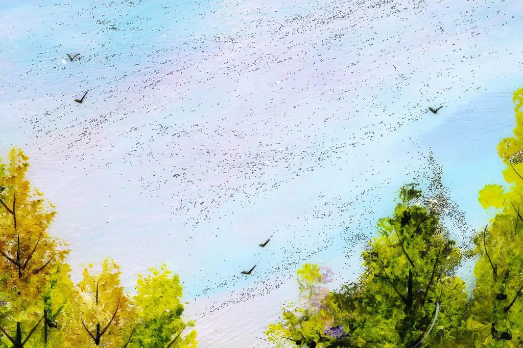 A Long Walk III - Original - SOLD by artist Rozanne Bell - Wyecliffe Galleries