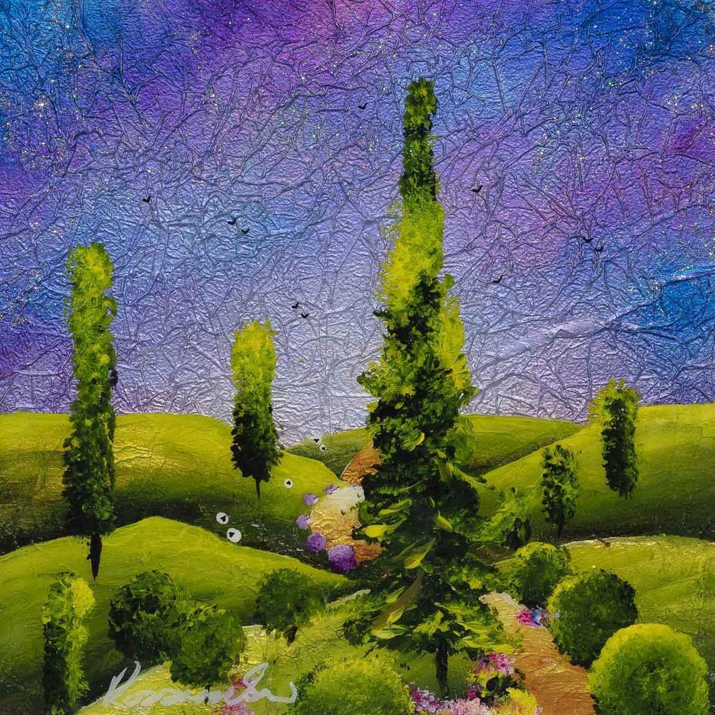 A Long Way From Home - Original - SOLD by artist Rozanne Bell - Wyecliffe Galleries