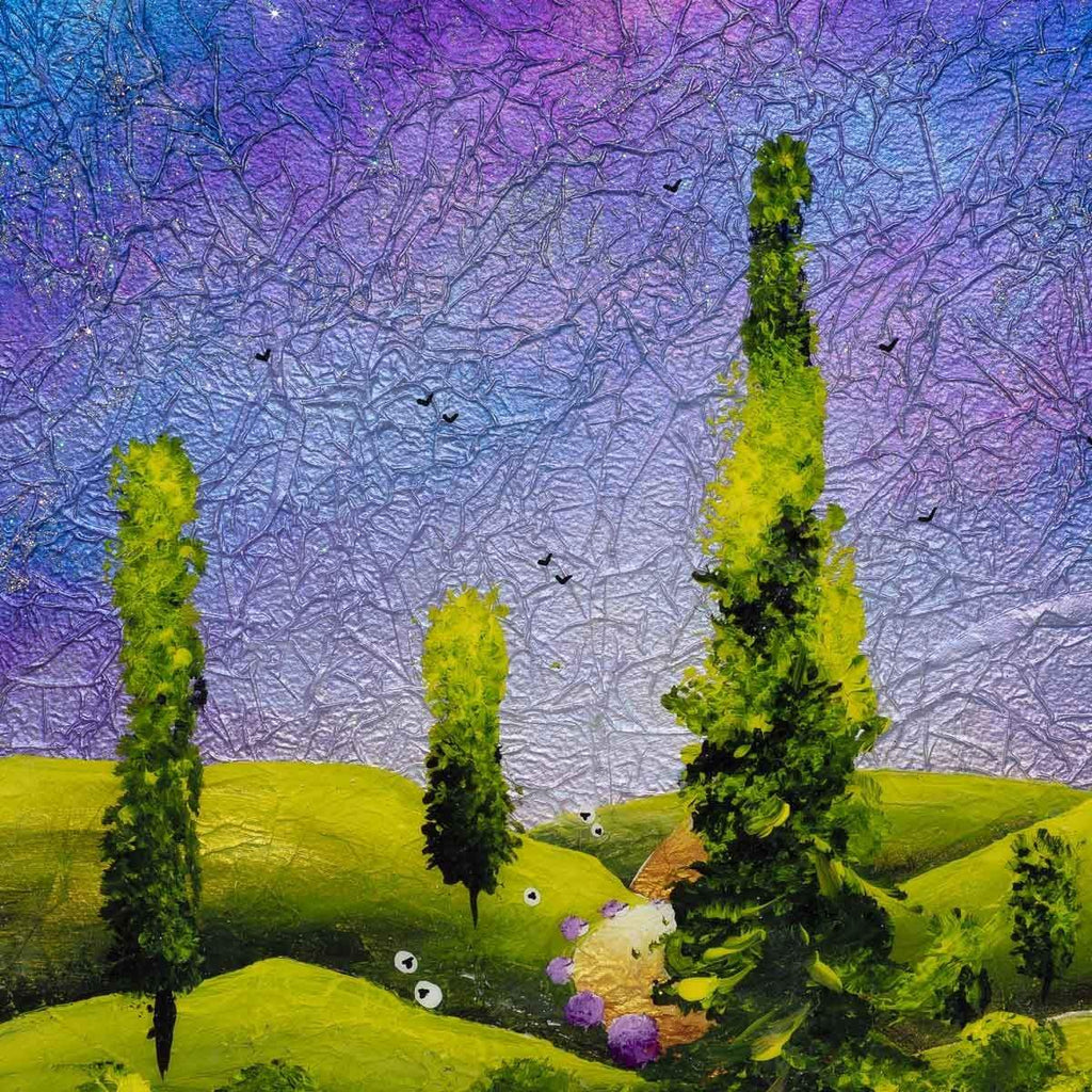 A Long Way From Home - Original - SOLD by artist Rozanne Bell - Wyecliffe Galleries