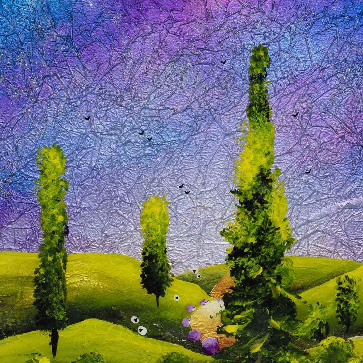 A Long Way From Home - Original - SOLD by artist Rozanne Bell - Wyecliffe Galleries