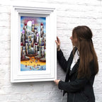 A Magical Town - Original - SOLD by artist Rozanne Bell - Wyecliffe Galleries