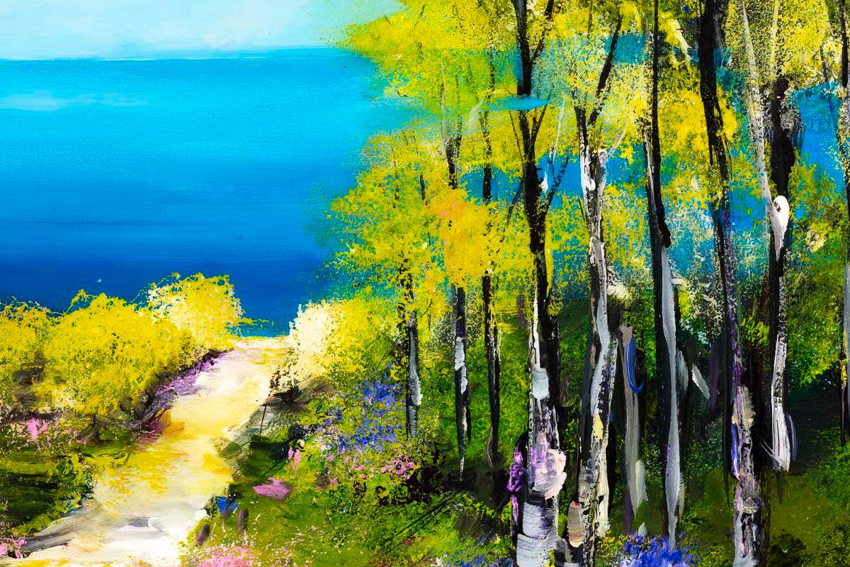 A Moment Like This II - Original - SOLD by artist Rozanne Bell - Wyecliffe Galleries