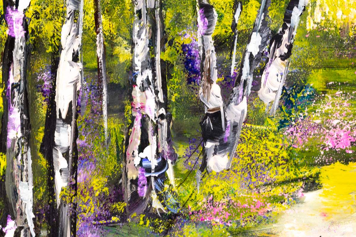 A Moment Like This II - Original - SOLD by artist Rozanne Bell - Wyecliffe Galleries