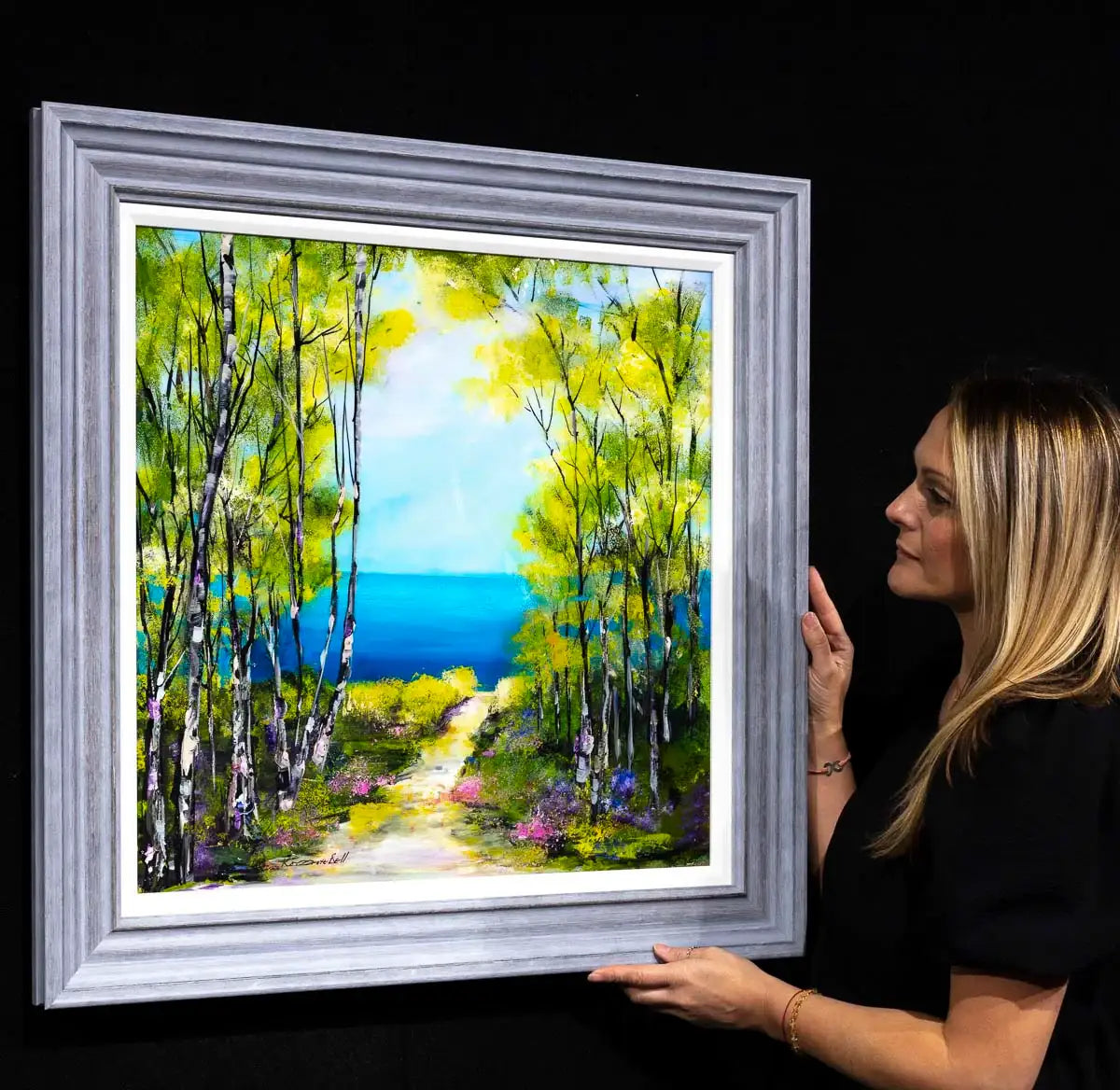 A Moment Like This II - Original - SOLD by artist Rozanne Bell - Wyecliffe Galleries