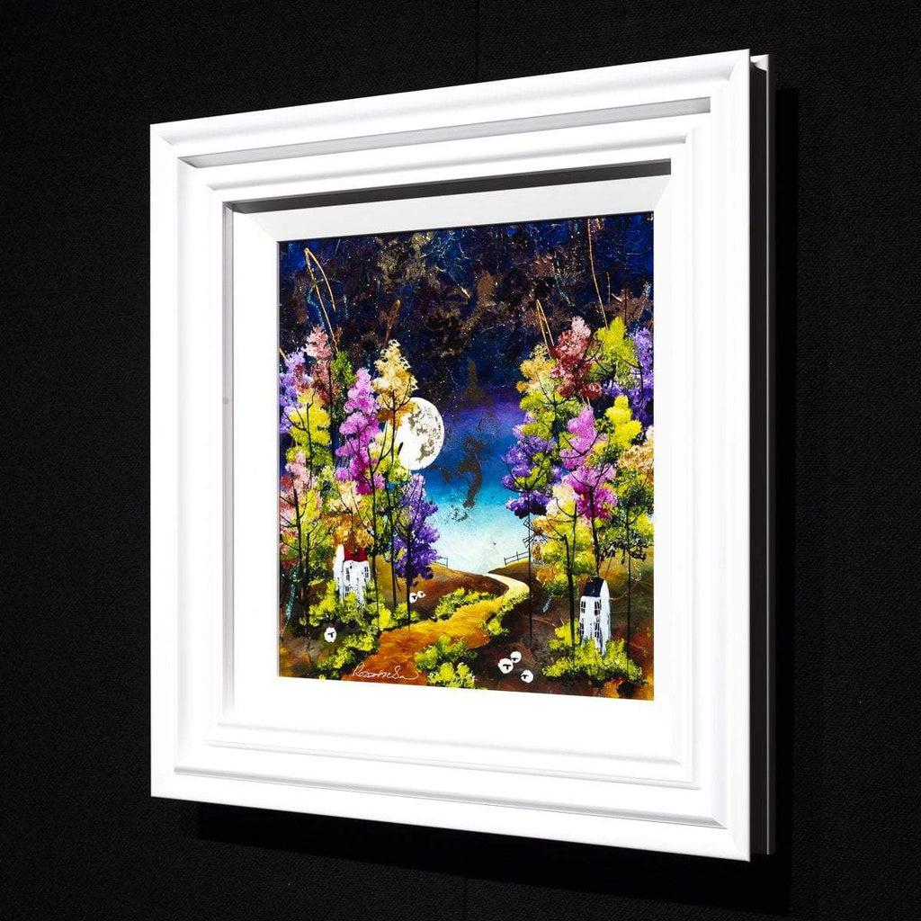 A Moonlit Path - Original - SOLD by artist Rozanne Bell - Wyecliffe Galleries