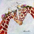 A Mother's Bond - Original - SOLD by artist Rozanne Bell - Wyecliffe Galleries