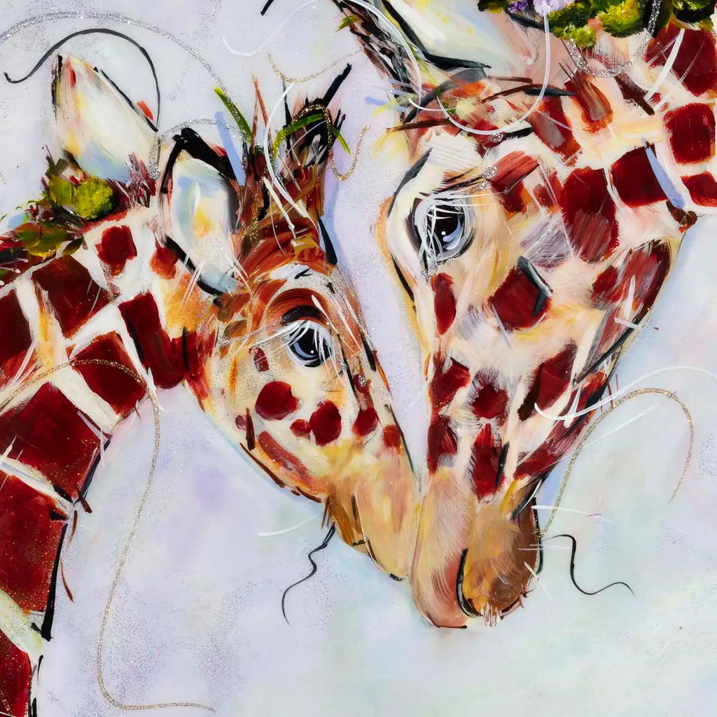 A Mother's Bond - Original - SOLD by artist Rozanne Bell - Wyecliffe Galleries