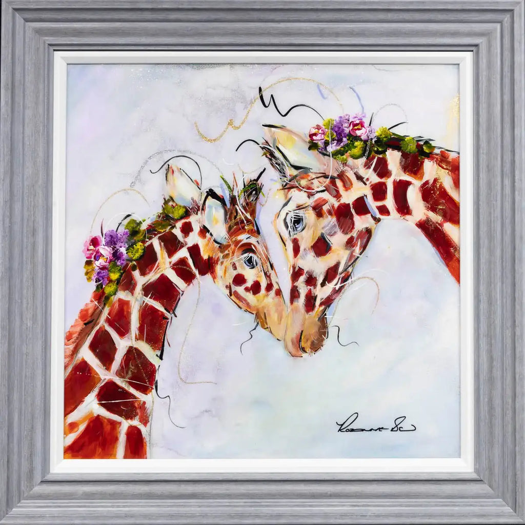 A Mother's Bond - Original - SOLD by artist Rozanne Bell - Wyecliffe Galleries