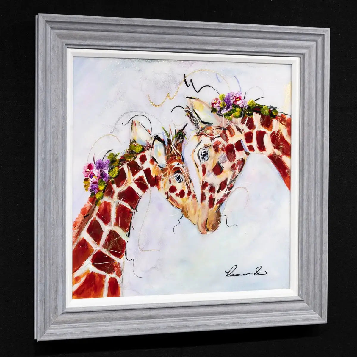 A Mother's Bond - Original - SOLD by artist Rozanne Bell - Wyecliffe Galleries