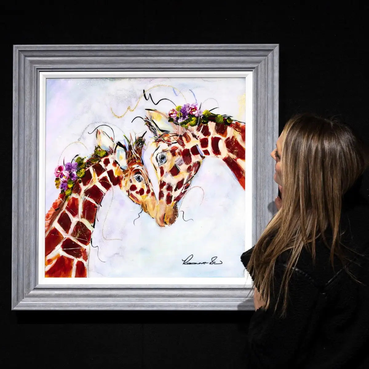 A Mother's Bond - Original - SOLD by artist Rozanne Bell - Wyecliffe Galleries