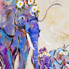 A Mother's Life - Original - SOLD by artist Rozanne Bell - Wyecliffe Galleries