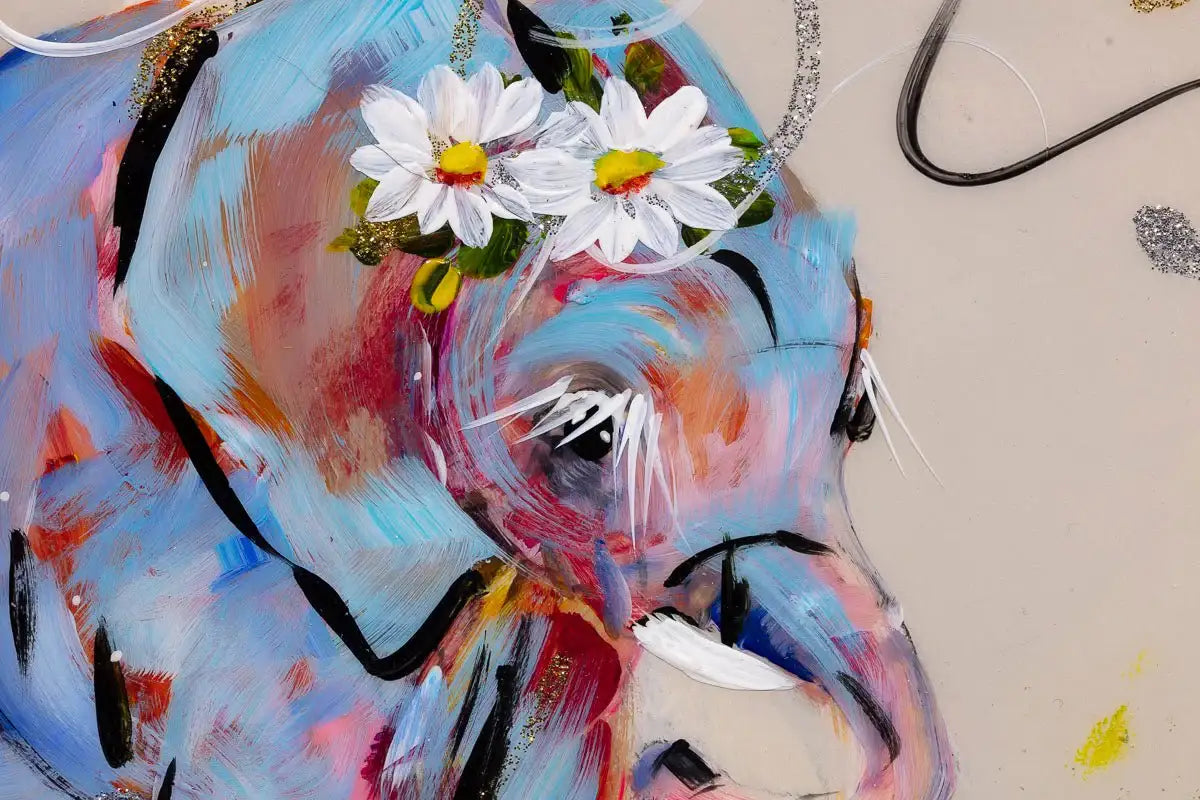 A Mother's Life - Original - SOLD by artist Rozanne Bell - Wyecliffe Galleries