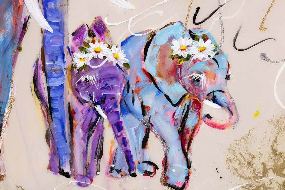 A Mother's Life - Original - SOLD by artist Rozanne Bell - Wyecliffe Galleries