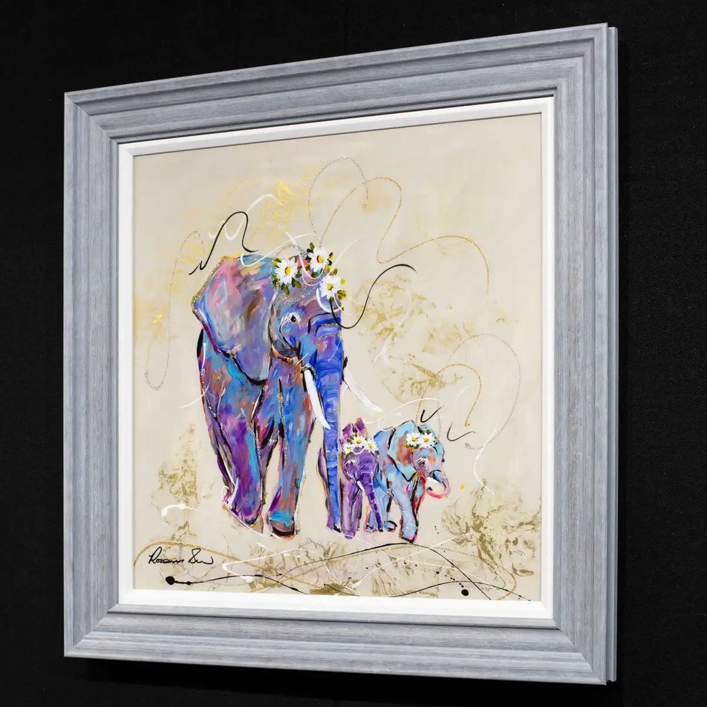 A Mother's Life - Original - SOLD by artist Rozanne Bell - Wyecliffe Galleries