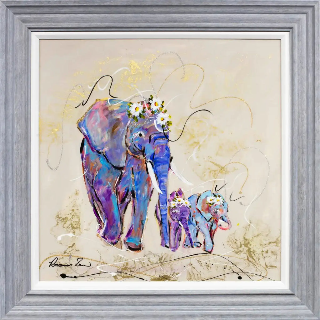 A Mother's Life - Original - SOLD by artist Rozanne Bell - Wyecliffe Galleries